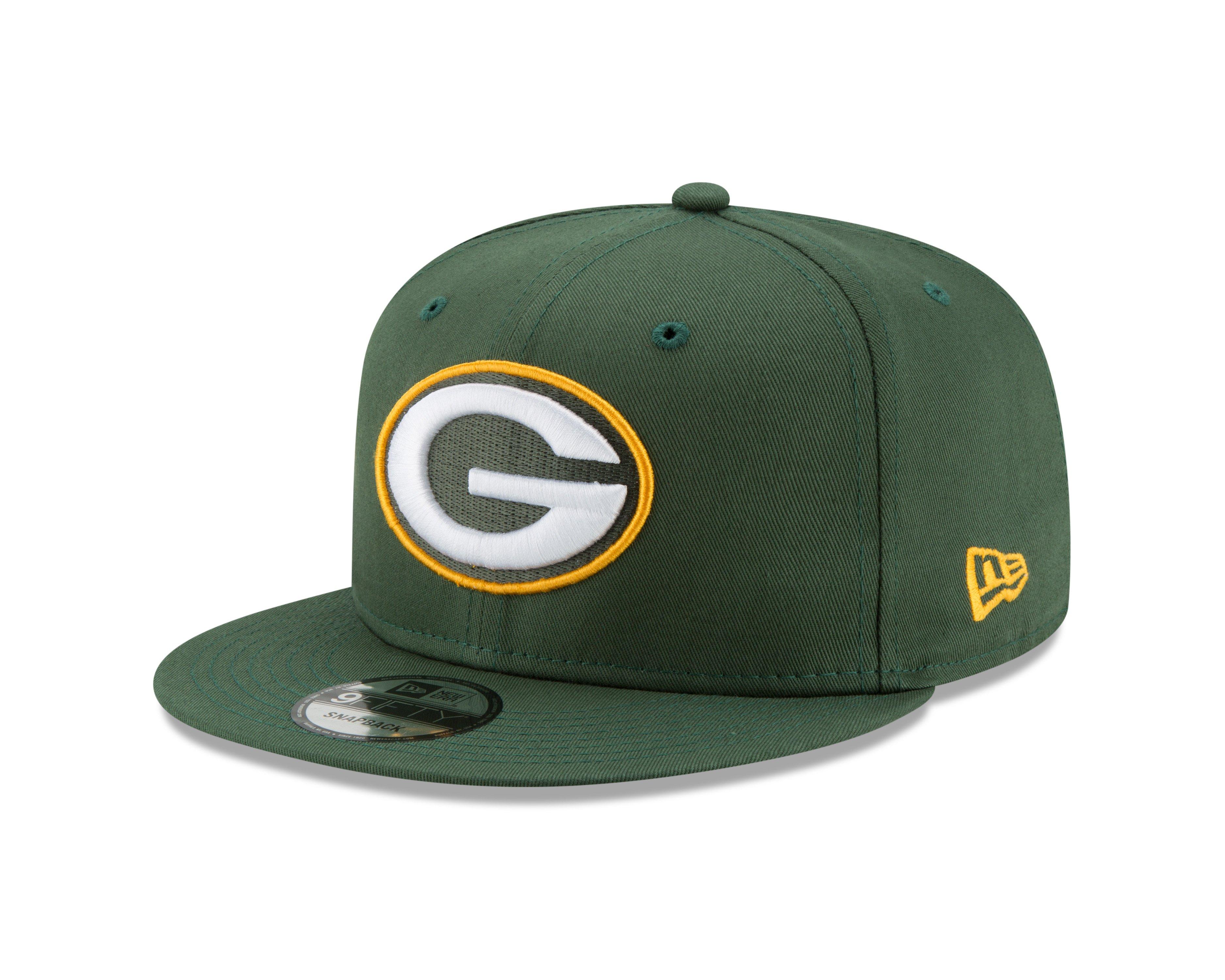 New Era Green Bay Packers 9FIFTY Snapback Hat - Green - GREEN